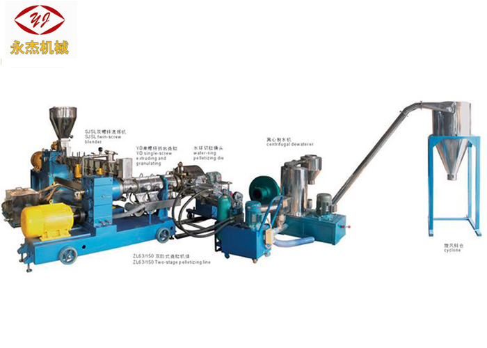 PP類(lèi)木塑造粒擠出機(jī)